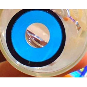 Circle Blue Halloween Lens