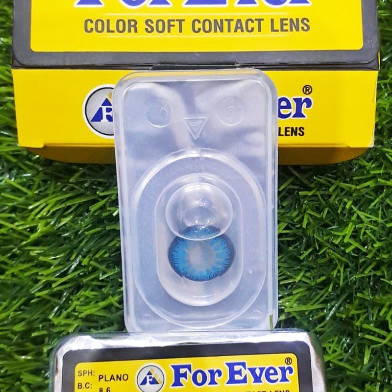 ForEver Aqua Plano colored contact lens blister pack