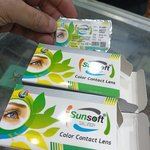 Sunsoft Silver Misty Gray contact lens blister pack